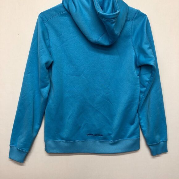 Under Armour Women Pullover Hoodie Sweatshirt Size Small Blue B273 -22 - Picture 13 of 14